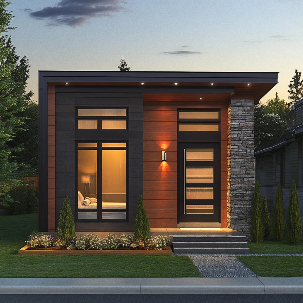 Energy efficient backyard ADU build in Los Angeles by LA DREAM ADU with modern architectural design