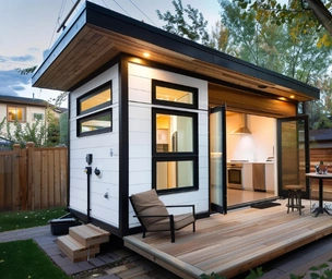 Finished detached ADU project delivered in Los Angeles by LA DREAM ADU construction team